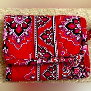 RETIRED PATTERN ⭐️VERA BRADLEY FRANKLY SCARLET TRIFOLD WALLET Y2K